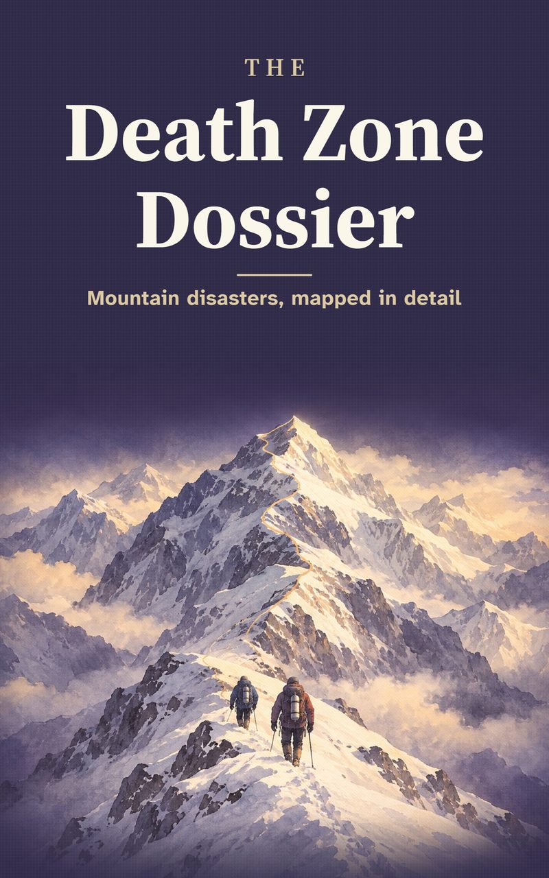 The cover of The Death Zone Dossier